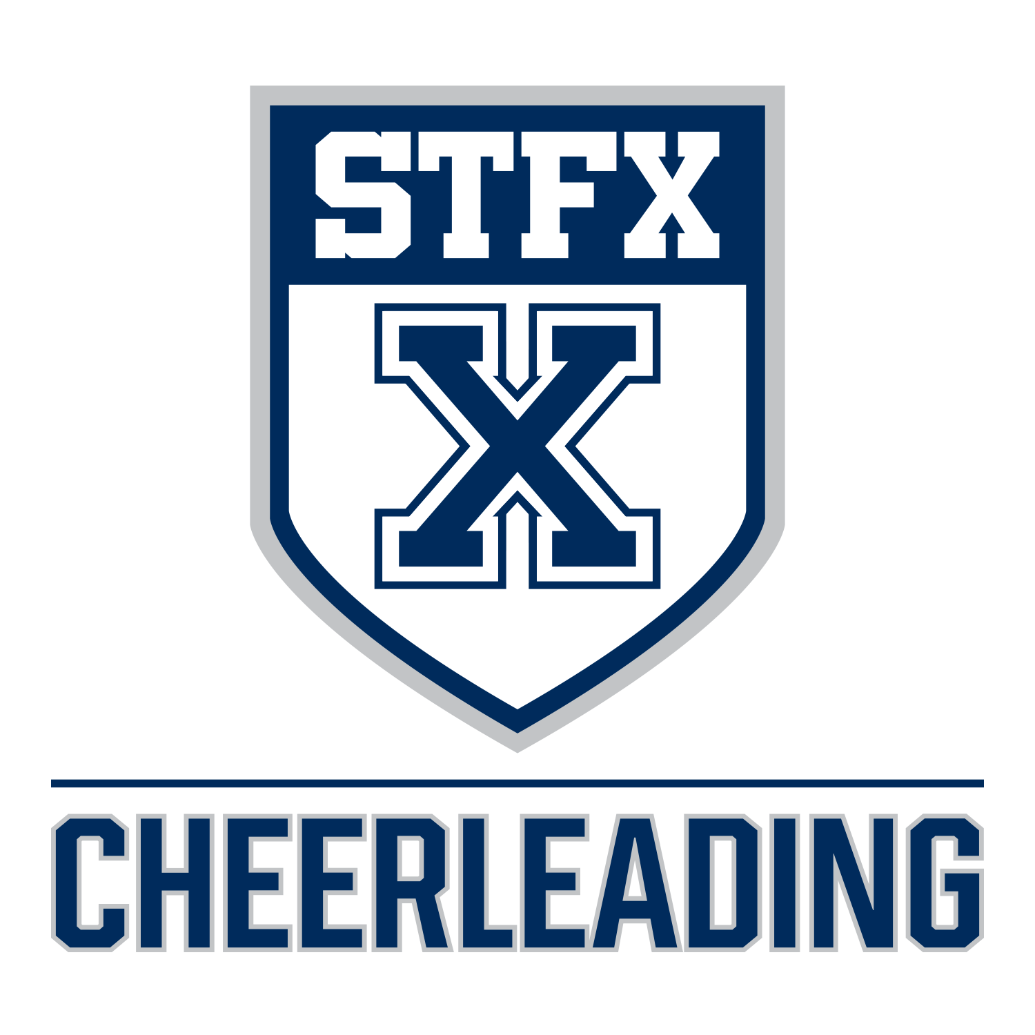 StFX Cheerleading Shield Logo