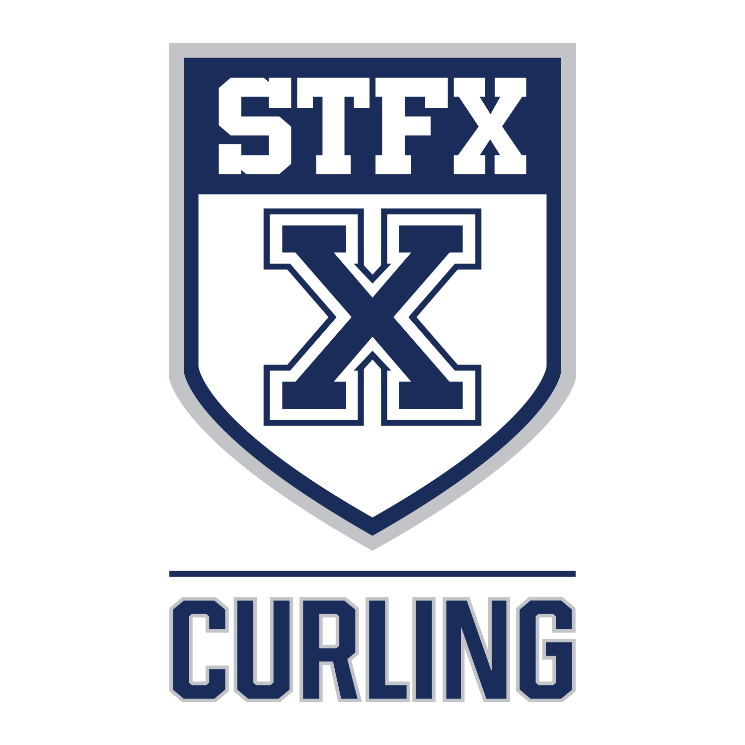 StFX Curling Shield Logo