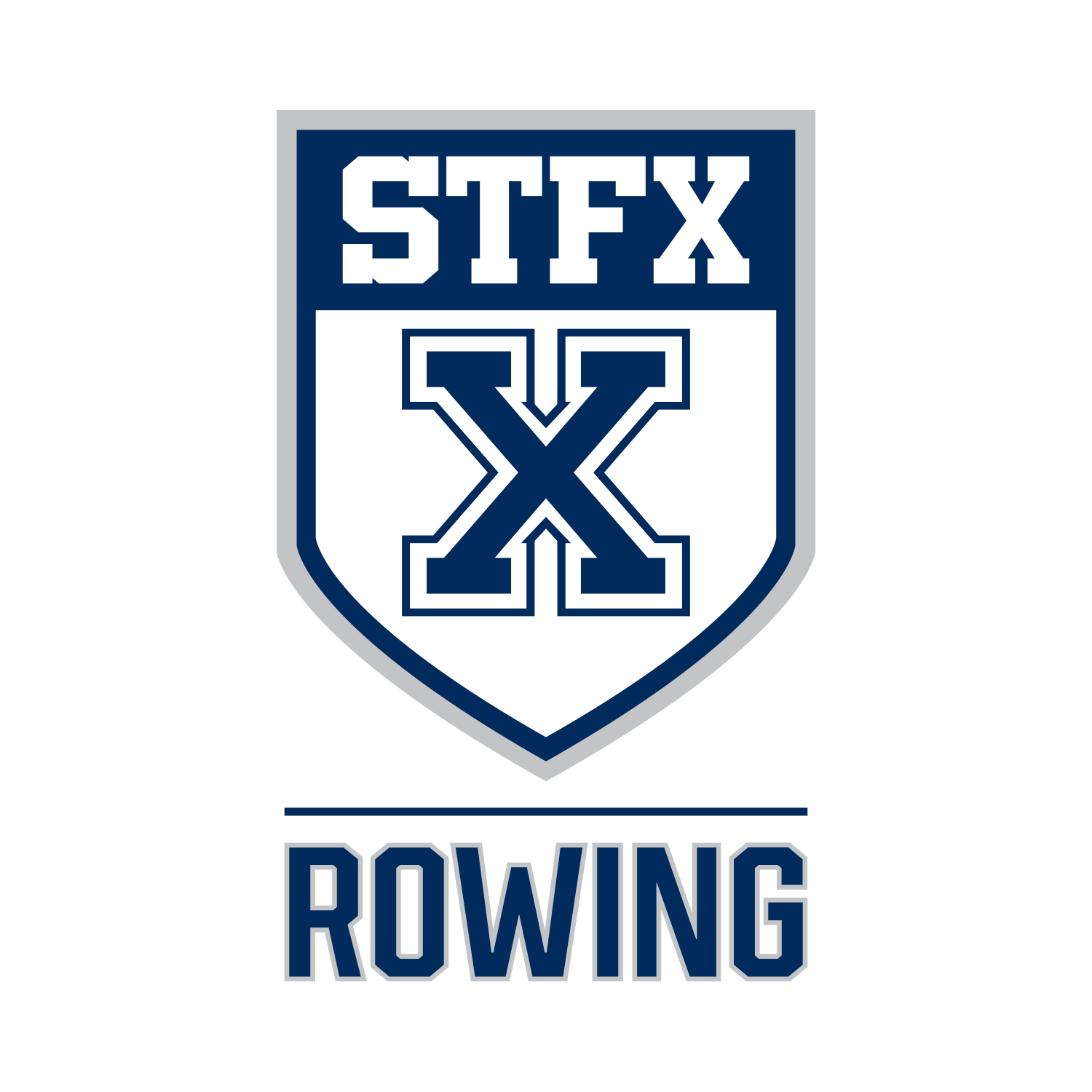 StFX Rowing Shield Logo