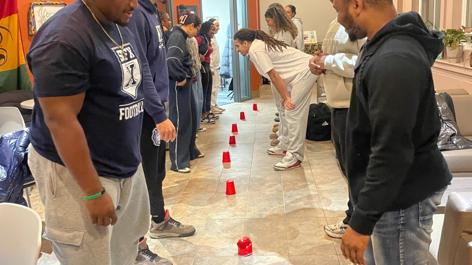 Students at Dr. Agnes Calliste Academic and Cultural Centre