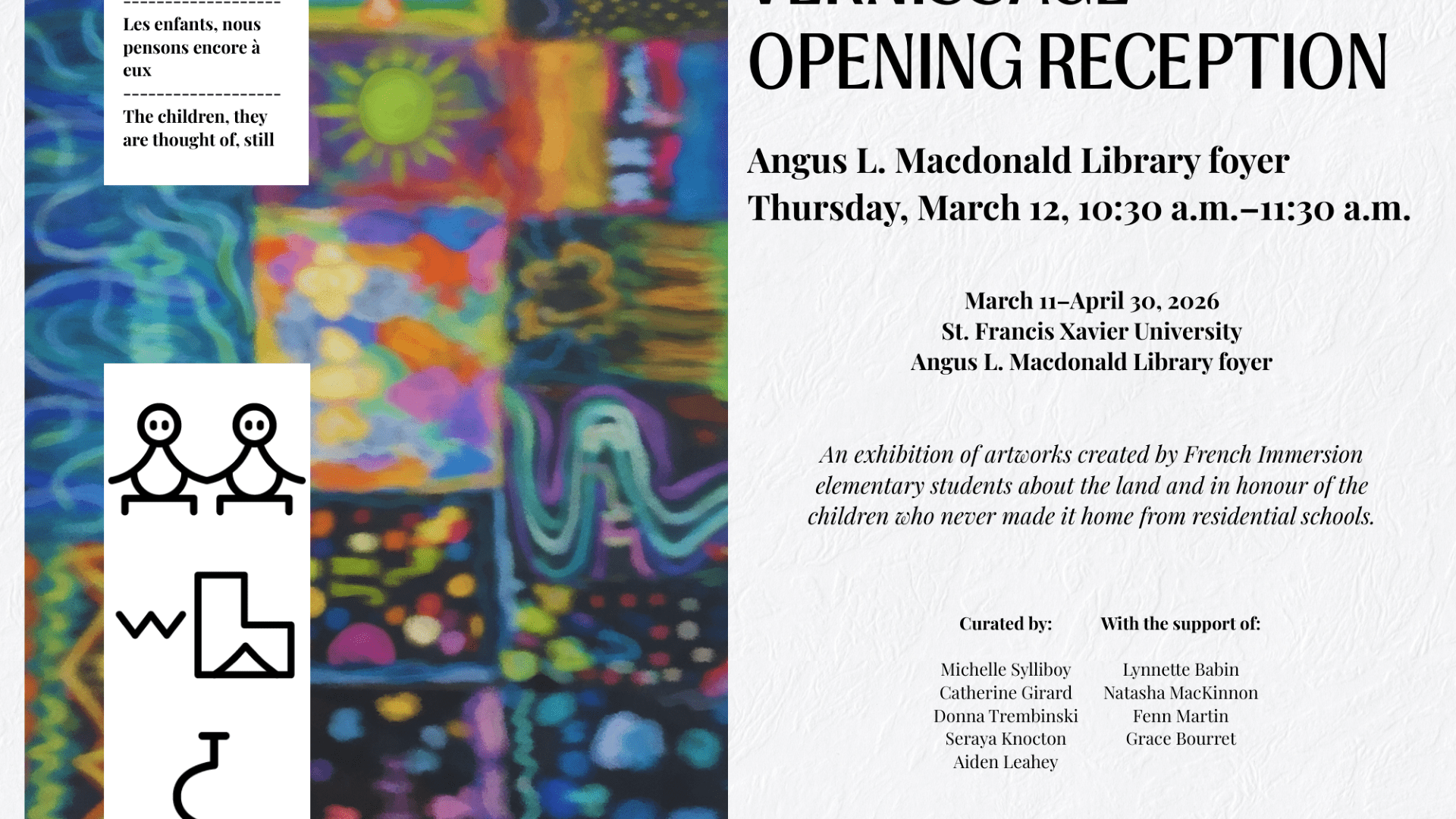 Vernissage Opening Reception poster