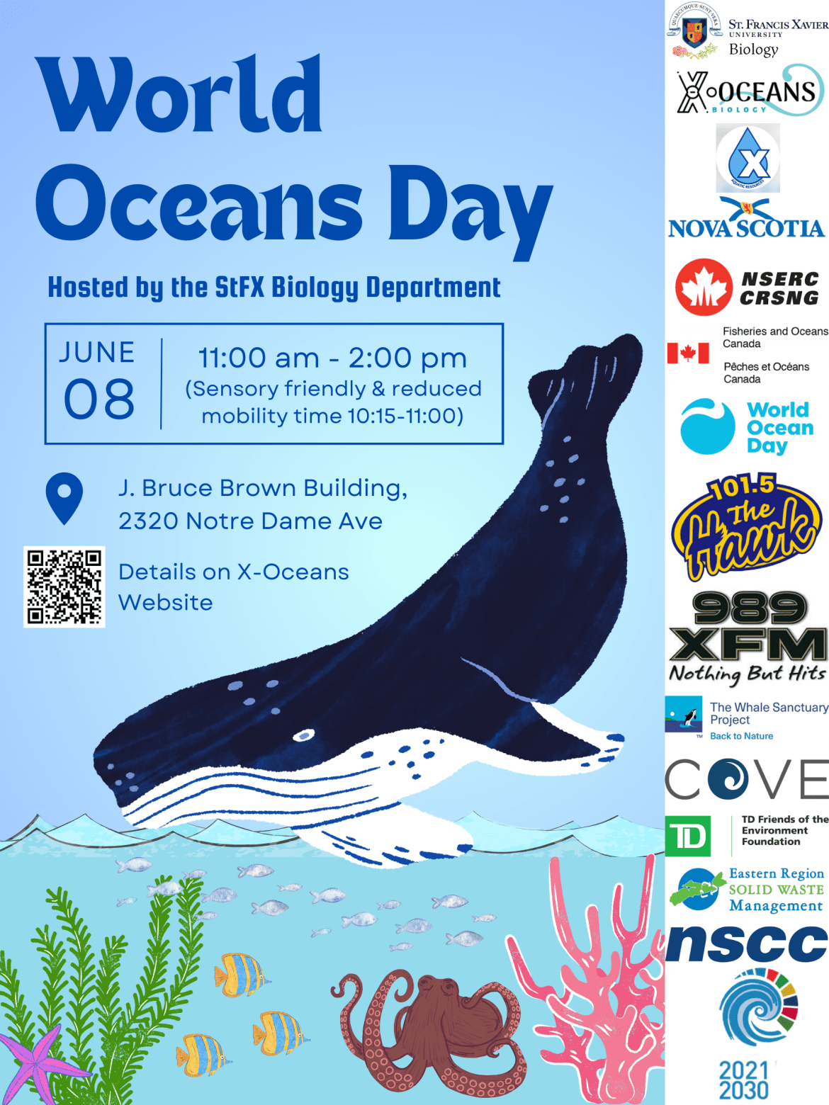 2024 World Oceans Day event poster