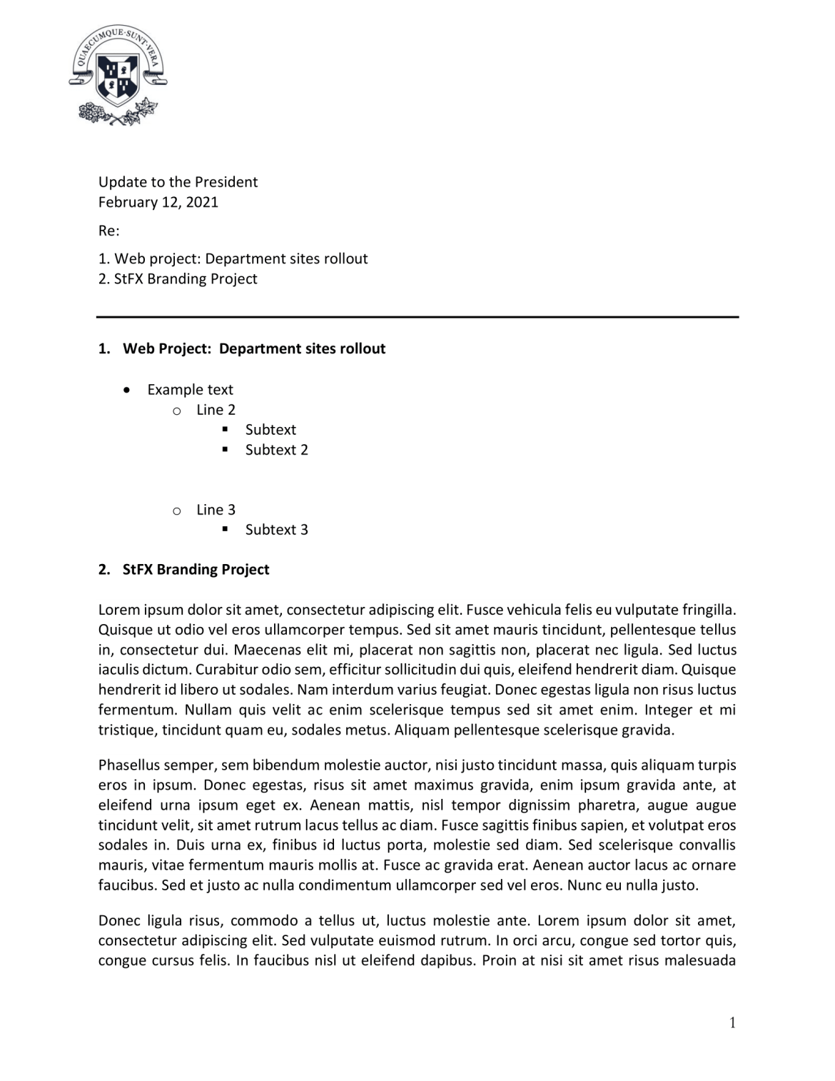 Academic Crest doc screenshot