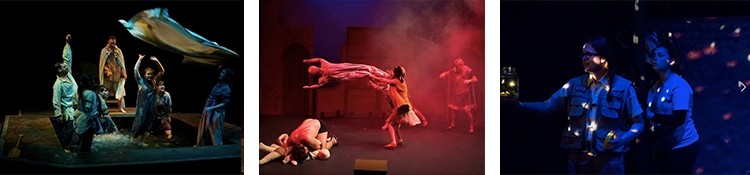 3 Different stage performances