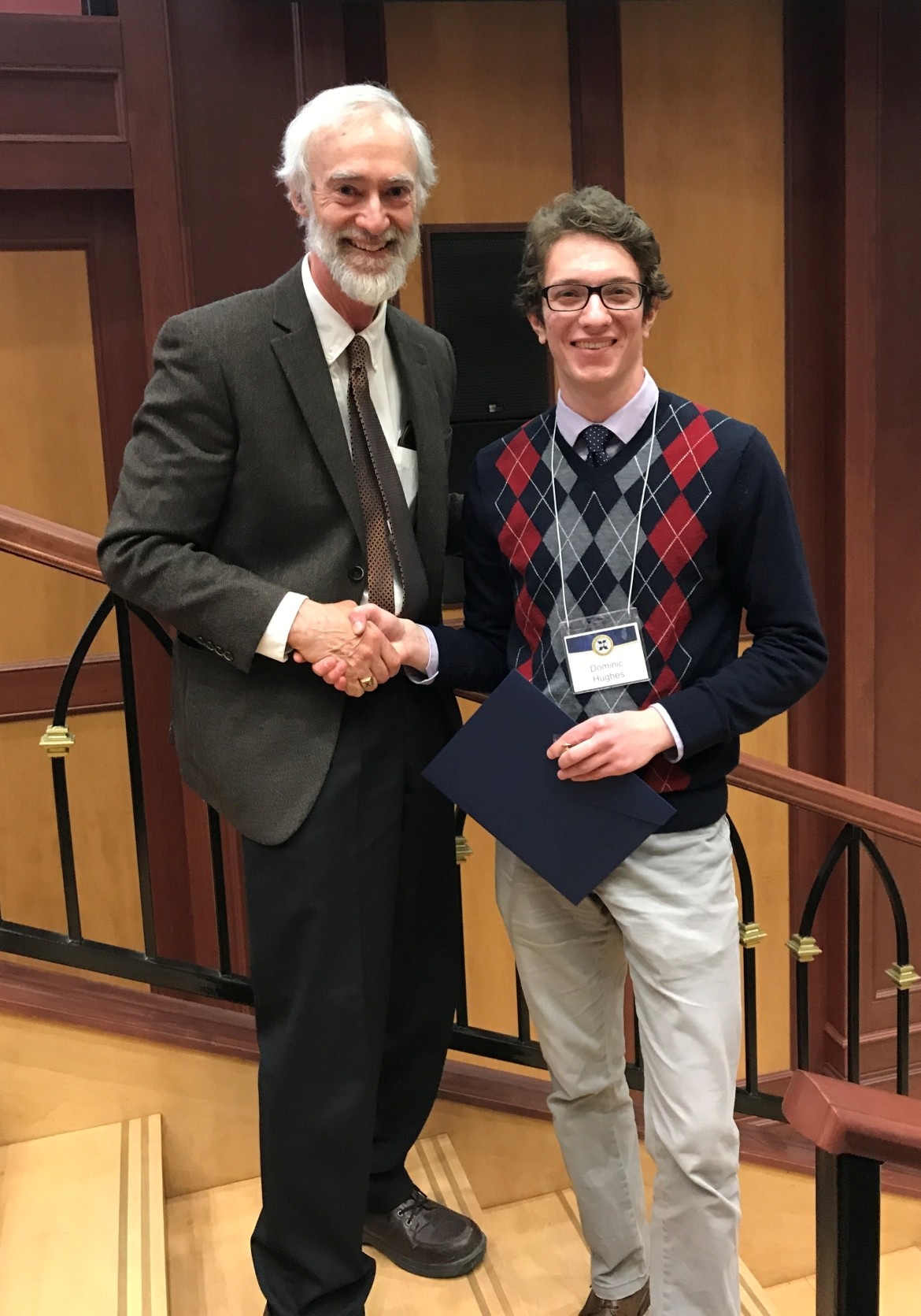 Dominic Hughes and Dr. Steve Baldner