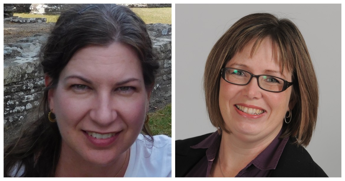 Photos of the Instructors Jennifer Martin and Jennifer Strang, They teach the GIS for Humanities Workshop