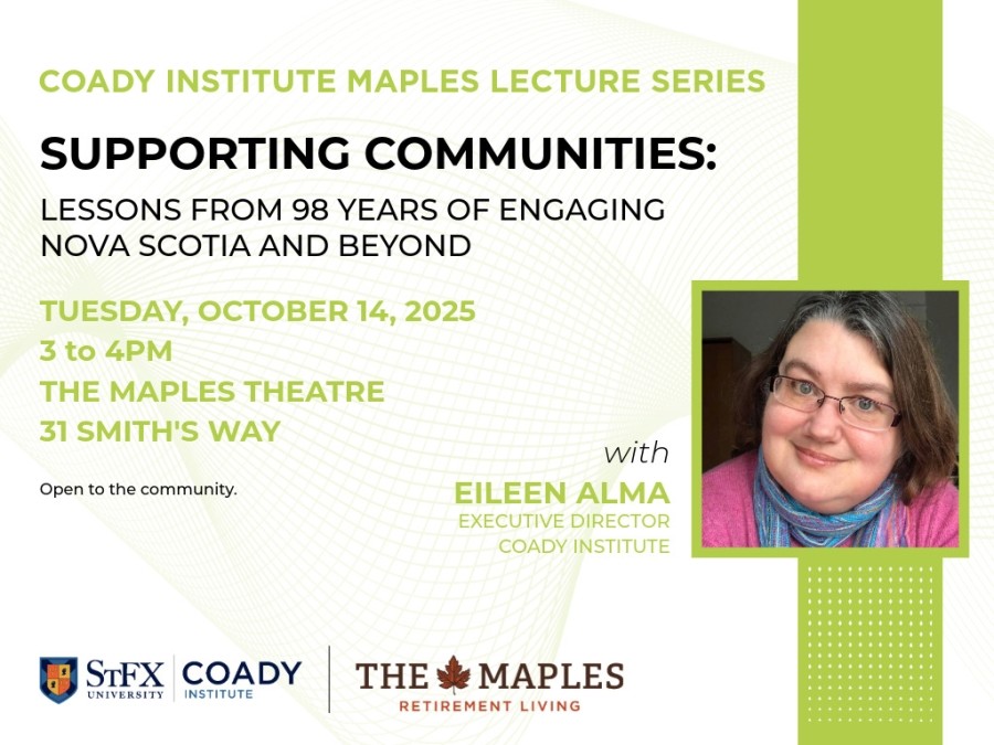 Coady Insitute Maples Lecture Series