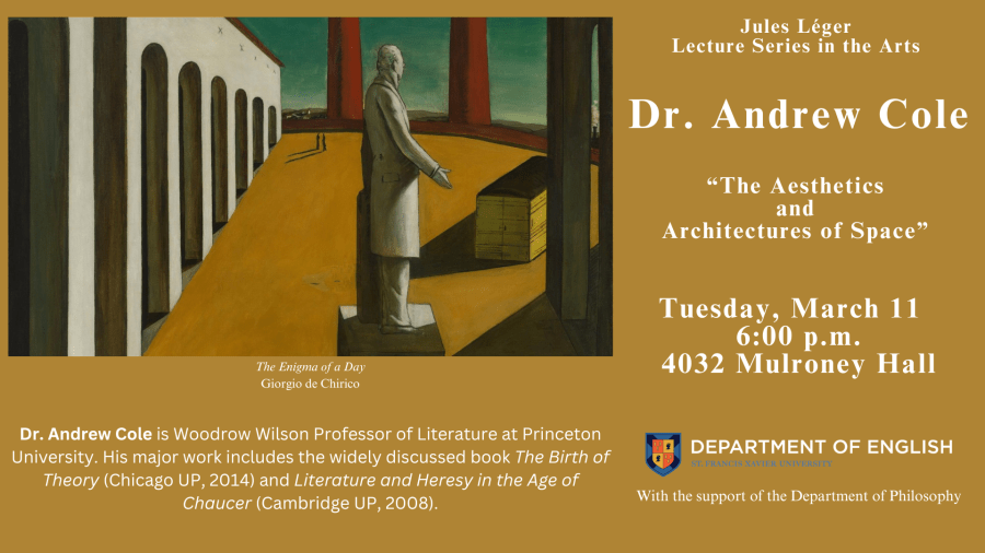 Philosophy Lecture - Andrew Cole Poster - March 11, 2025