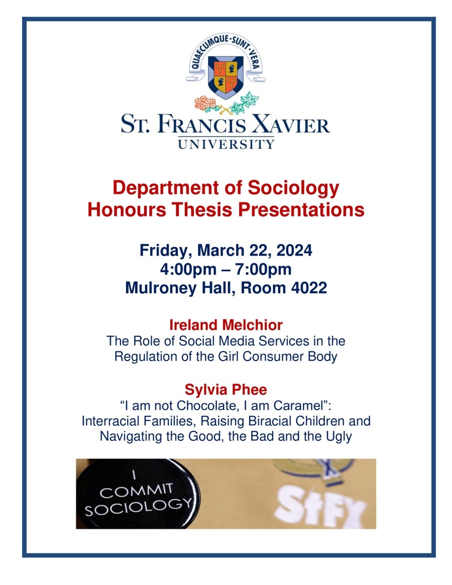 Sociology Honours Thesis Poster 2024