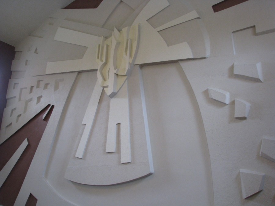 Picture of the Parousia Mural Inside of a StFX Chapel