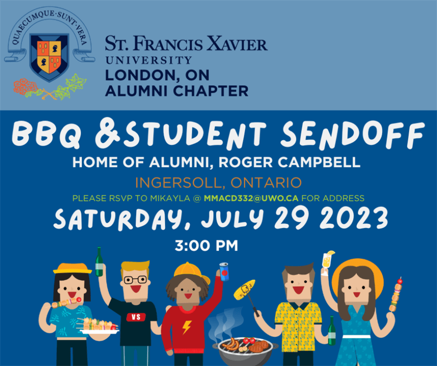 Poster for London Alumni Student Sendoff