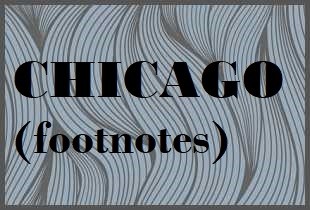 chicago footnotes