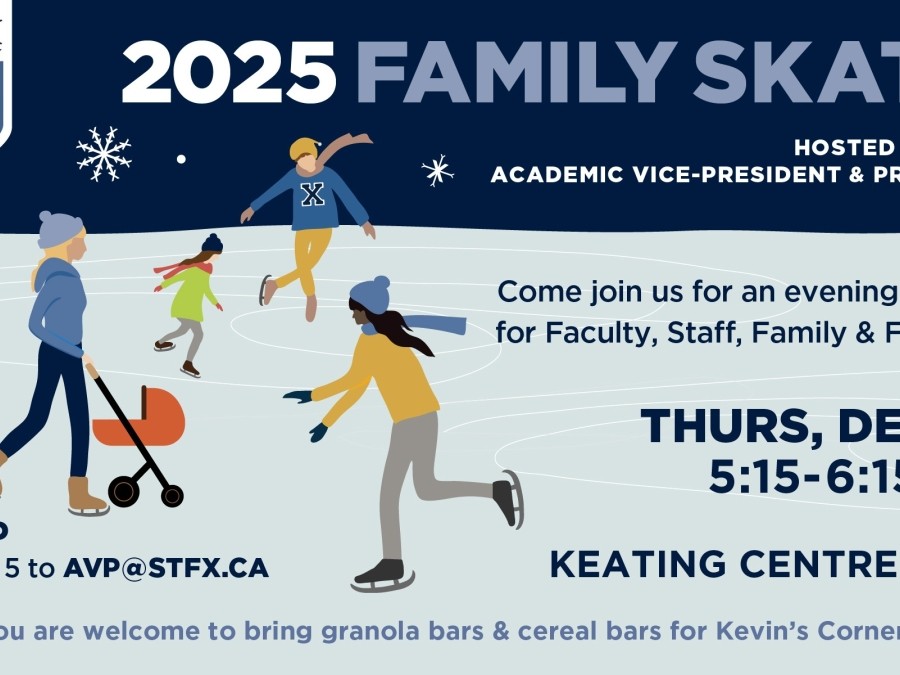 Poster for the 2025 Faculty and Staff Family Skate